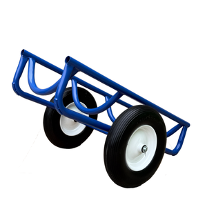 Heavy Duty 500kg Steel Frame Oil Drum Trolley Pneumatic Wheels <strong>Mover</strong> Cart for <strong>Storage</strong> 500kg Capacity Cylinder Cart - Product Image 3