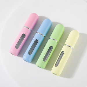 Candy Color 5ml Refillable <b>Perfume</b> <b>Bottle</b> Bottom Direct Filling Self Pump <b>Spray</b> <b>Bottle</b> Aluminum Press Portable Empty Cosmetic - Product Image 3