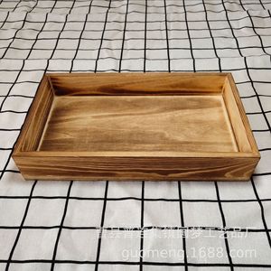 Caja de almacenamiento rectangular de madera maciza de 4.5 pulgadas de alto, organizador de oficina, organizador de escritorio, embalaje general - Product Image 4