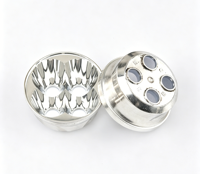 Réflecteur personnalisé à 4 lampes, conception optique professionnelle, réflecteur en aluminium de haute précision