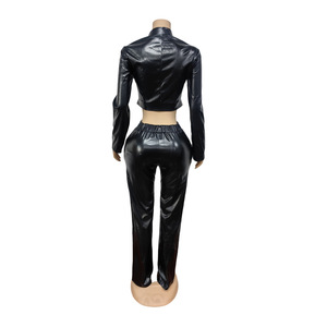 Completi da <span class=keywords><strong>Donna</strong></span> in Pelle PU Taglia S-2XL per Club, Set Due Pezzi, Vendita all'<span class=keywords><strong>Ingrosso</strong></span> 2025 - Product Image 5