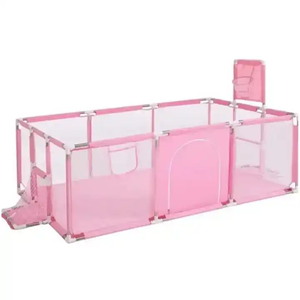 Corralito para Bebés Multicolor Directo de Fábrica con Área de Juegos, Aro de Baloncesto, Interior o Exterior, Antivuelco y Seguro - Product Image 5