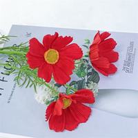 Centerpiece Meja Pernikahan Cosmos Daisy - Bunga Buatan Ramah Lingkungan dari Lateks Real Touch untuk Dekorasi