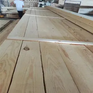 Vente en gros de planches de pin blanc de meilleure qualité, sciées brutes/s4s KD Construction, bois de pin naturel