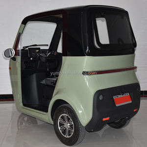 障害者用の屋根付き三輪電動ミニスクーター三輪車大人用ピンクブラックグリーンシルバーボディモーター酸パワーバッテリー - Product Image 3