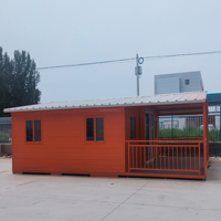 Maisons conteneurs économiques, extensibles, respirantes, certifiées ISO 9001, 20 pieds, 40 pieds, mobiles, modulaires, en panneaux sandwich, appartement, mini-maison
