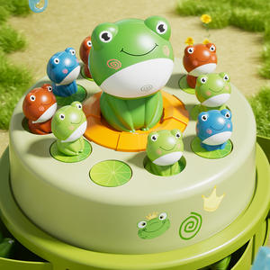 Nouveau Jouet Musical Électrique pour Enfants : Grenouille à Catapulte Rotative <span class=keywords><strong>en</strong></span> Plastique, Éducatif et Ludique pour <span class=keywords><strong>l</strong></span>'Apprentissage Parent-Enfant - Product Image 2