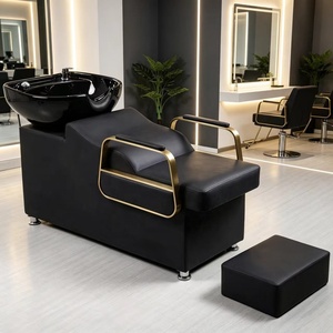 Salon Beauty Furniture Shampoo <b>Bed</b> Sink Hair Salon Lay Down Washing Basin - Product Image 1