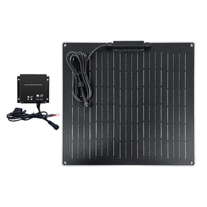 Panel Solar Pequeño de 5w 10w 20w 30w 40w 50w 60w, <span class=keywords><strong>Kit</strong></span> de Panel Solar de 5v <span class=keywords><strong>12v</strong></span> 18v, Módulo Solar Flexible con Puerto USB-C Fotovoltaico - Product Image 1