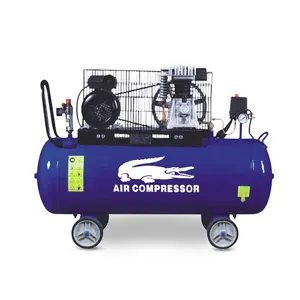 Compresores accionados por Correa, pistón, compresor de aire italiano, 2,5hp, 100 litros, precio barato