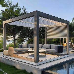 Ensemble de mobilier d'extérieur pour zone de bain de soleil au bord de la piscine avec parasol, chaises longues, porte-serviettes, douche, écran d'intimité et protection contre le vent - Product Image 2