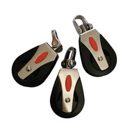 Polea de nailon de acero inoxidable, accesorios de cama de Fitness Pilates de plástico, polea plomada para yate, Hardware marino, tipo de aparejo