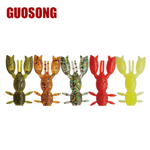 Señuelo de Pesca Chinu Koro Craw, 4 cm/1.8 g, 10 Piezas/Bolsa, Señuelo de Plástico Suave <span class=keywords><strong>Selco</strong></span>, Forma Realista de Cangrejo de Río, para Pesca de Lubina y Peces Depredadores - Product Image 1