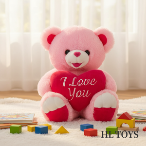 Lindo Oso de Peluche con Corazón para el Día de San Valentín, Juguete de Peluche de Dibujos Animados, Regalo para el Día de <span class=keywords><strong>la</strong></span> Madre, Oso de Peluche para Mamá, Venta al por Mayor - Product Image 1