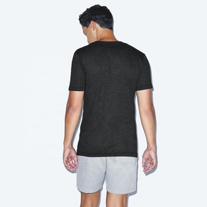 Camiseta Deportiva Casual para Hombre, Personalizada, de Manga Corta, Transpirable, 100% Algodón, Cuello en V, Corte Regular - Product Image 2