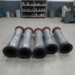 Tuyau en caoutchouc à grand diamètre personnalisé, tuyau de dragage à bride, conduit flexible pour le transfert d'eau et de carburant - Product Image 2