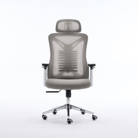Chaise de bureau moderne confortable réglable en hauteur chaise de travail d'ordinateur en maille tournante pivotante chaise de bureau