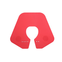 Cape de coiffure incassable, facile à nettoyer et imperméable ; Cache-cou réutilisable en silicone pour usage en salon, fabriqué à Guangdong