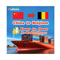 Agent d'expédition porte-à-porte en Belgique, services d'expédition DDP DDU, transitaire maritime Chine