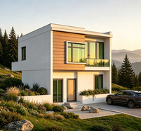 Maison modulaire résidentielle moderne et luxueuse, maison préfabriquée de luxe urbaine, maison modulaire luxueuse à deux étages