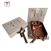 Lancement de Nouveaux Produits 2024 : Coffret Cadeau de Luxe pour Extensions de Cheveux et Perruques, Couleur Thé au Lait Personnalisée, avec Nœud, Boîte à Perruque Fantaisie, Thé au Lait Multi-couleurs