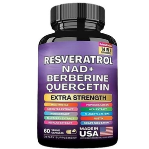 Suplemento 14 en 1, Suplemento Nad, 60 Cápsulas, Suplemento de Trans-Resveratrol 1000Mg, Cápsulas de Resveratrol - Product Image 1