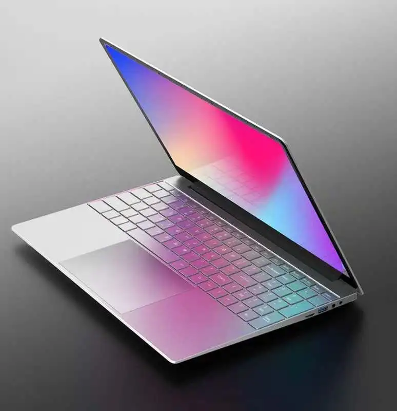 15.6 Inci OEM Pabrik Termurah Harga Laptop Intel Celeron Slim Netbook dengan Keyboard Spanyol