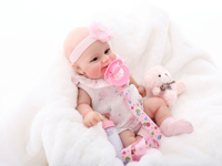 Poupées Reborn en silicone Yeezwood 30 cm, 100 % silicone, corps entier, poupées bébés en silicone pas chères pour enfants