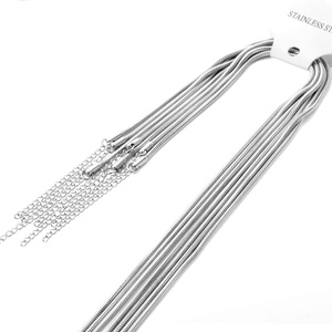 Cadenas Modernas para Hombre y Mujer, Cadena de Cable de 1-2 mm, 45+5 mm, Chapada en Oro de 18K, Acero Inoxidable, Cierre de Palanca, Joyería de Regalo - Product Image 6