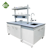 Meubles de laboratoire résistants aux acides au prix d'usine CARTMAY, bancs de laboratoire en acier et en bois avec armoires mobiles et étagères à réactifs