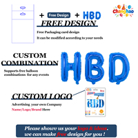 Ballons en aluminium décoratifs personnalisés de 40 pouces avec phrases et lettres BRIDE HBD LOVE BABY TE AMO A-Z pour fêtes, vente en gros
