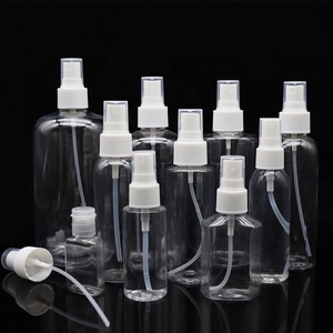 2026 High Quality Transparent White Cap Pump Sprayer 100ml Accept Custom logo PET <b>Plastic</b> <b>Bottle</b> - Product Image 4