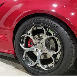 Cerchi Forgiati Personalizzati in 2 Pezzi da 18 19 20 21 22 23 24 26 Pollici Nuovo Design <span class=keywords><strong>Nero</strong></span> Oro in Lega di Alluminio Forgiato per Alfa <span class=keywords><strong>Romeo</strong></span> - Product Image 5