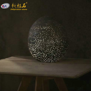 Nuevos Materiales de Construcción de Piedra, Banco de Hormigón Translúcido XMS006, Diseño Cielo Estrellado, Muebles de Jardín - Product Image 2