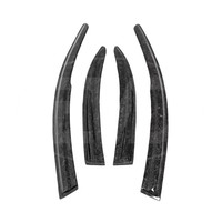 Visera de ventana de fibra de carbono forjado para Mitsubishi Lancer Evolution Evo X 2008-2015