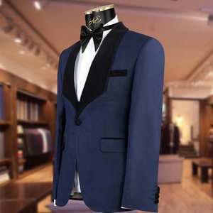 Op Maat Gemaakte Nieuwste Ontwerpen Sjaal Revers Bruidegom Smoking Heren Pakken Bruiloft Best <span class=keywords><strong>Man</strong></span> Blazer Prom Slim Fit Grijs Pak Zakelijk Formeel - Product Image 6