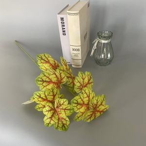Artificial Butterfly Leaves Plant Silk <b>Flower</b> High Simulation Wedding Decoration <b>Single</b> Branch HDY 01 - Product Image 4