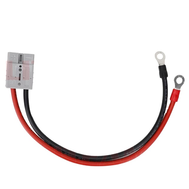Factory Price 50A Battery Connector 2Pin Terminal With Cable for Lithium Battery Forklift Connector Plug With Car Power Wire