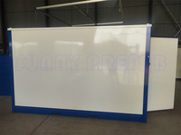 10 '12' Pieds Pliable Plat Pack Tout Acier Gousses Conteneur Préfabriqué Assembler Mobile Empilable Hangar Portable Unités De Stockage