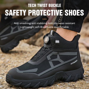 Chaussures <span class=keywords><strong>de</strong></span> sécurité unisexes OEM <span class=keywords><strong>de</strong></span> haute qualité, légères, respirantes, bottes <span class=keywords><strong>de</strong></span> travail sportives, anti-écrasement, embout en <span class=keywords><strong>acier</strong></span>, daim, toile, fourrure - Product Image 6