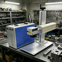 Nouvelle machine de marquage laser à fibre légère, haute précision, compatible IA, refroidissement par air, portable, de table, longue durée de vie, pour boîtiers de montres