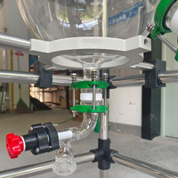 Système d'absorption des gaz d'échappement en verre borosilicate 10L avec pompe à entraînement magnétique, unité de lavage des gaz de laboratoire