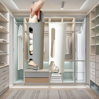 Boîte de rangement murale en plastique pour chaussettes et sous-vêtements, rangement décoratif pour vêtements domestiques, pour cuisine et armoire