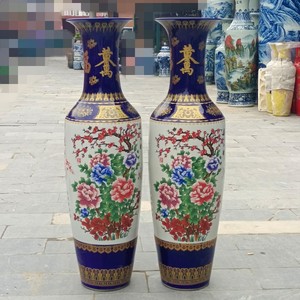 अनुकूलित प्राचीन चीनी मिट्टी बरतन बड़े ves। जिंगदेज़ेन सिरेमिक फर्श vesse सजावट चीनी घर सजावट बड़ा ves। - Product Image 3