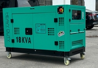Puissance portative diesel silencieuse superbe de groupe électrogène 10kw avec l'unité insonorisée de bas prix d'option d'ATS