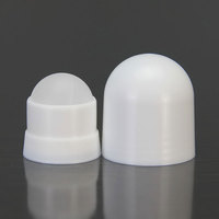 Emballage à bille en plastique 50g avec logo personnalisé avec sérigraphie PE PET bouchon à vis pour déodorant