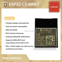 Modul Espressif ESP32 Modul WiFi Esp32 C3 ESP32-C3-MINI-1-H4 ESP32-C3-MINI-1-N4 Wi-Fi BLE dengan Chip ESP32-C3 untuk Perangkat IoT