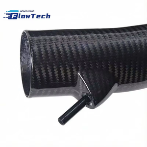 Système d'admission d'air froid FlowTech 100% fibre de carbone pour VW Golf MK7 1.4T EA211 2015-2021, nouveau filtre à haut débit, bouclier thermique - Product Image 5