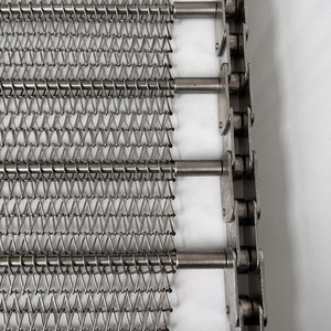 Xoắn ốc dây chuỗi liên kết thép không gỉ băng tải Đai ban nhạc lưới - Product Image 5