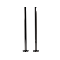 Nouvelle arrivée IVANCI carénages de tuyaux en laiton noir et plaque de base pour radiateur